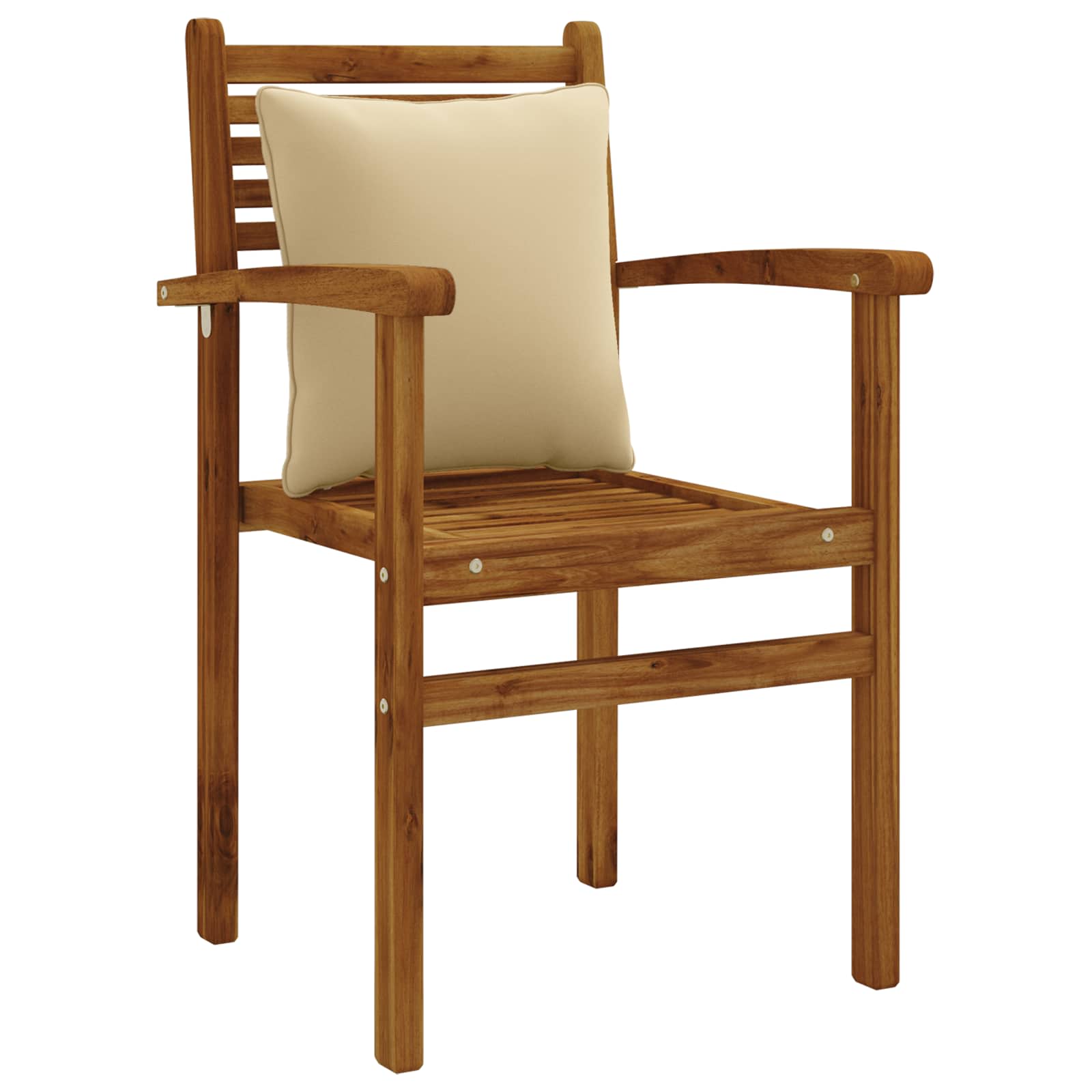 1-Delig Rugkussen PUTTEN 100% Polyester Beige 40 x 40 x 15 cm image 2