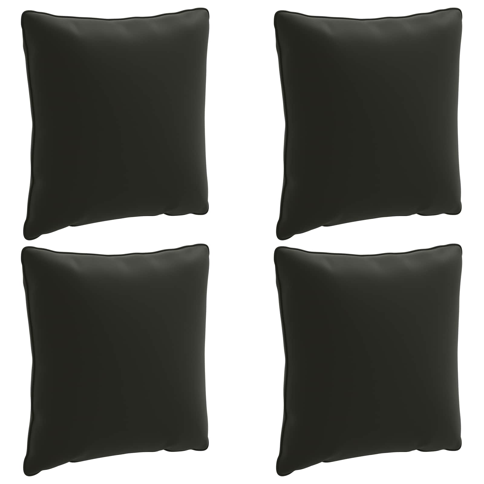 4-частова задна възглавница PUTTEN 4 pcs 100% полиестер Черно — изображение 2
