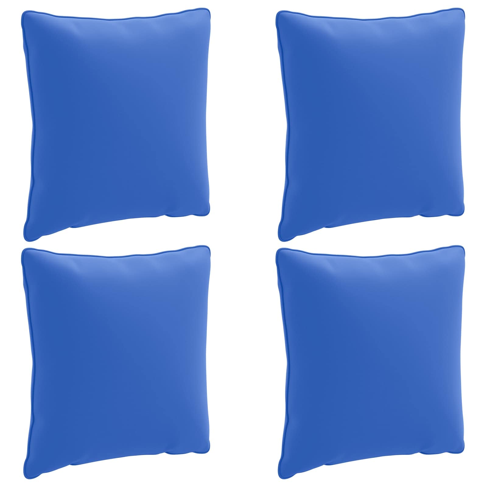 vidaXL Vankúš na chrbát PUTTEN 4 ks 100% polyester Královská modrá
