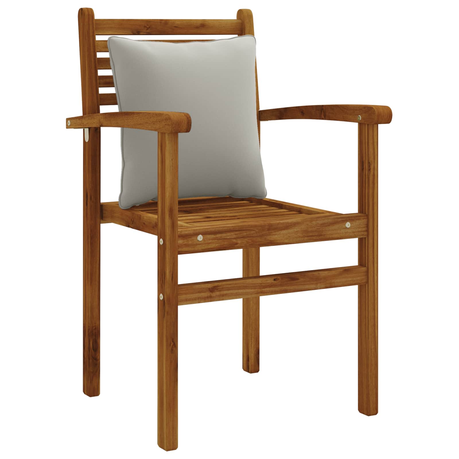 1-Delig Rugkussen PUTTEN 100% Polyester Grijs 40 x 40 x 15 cm image 2