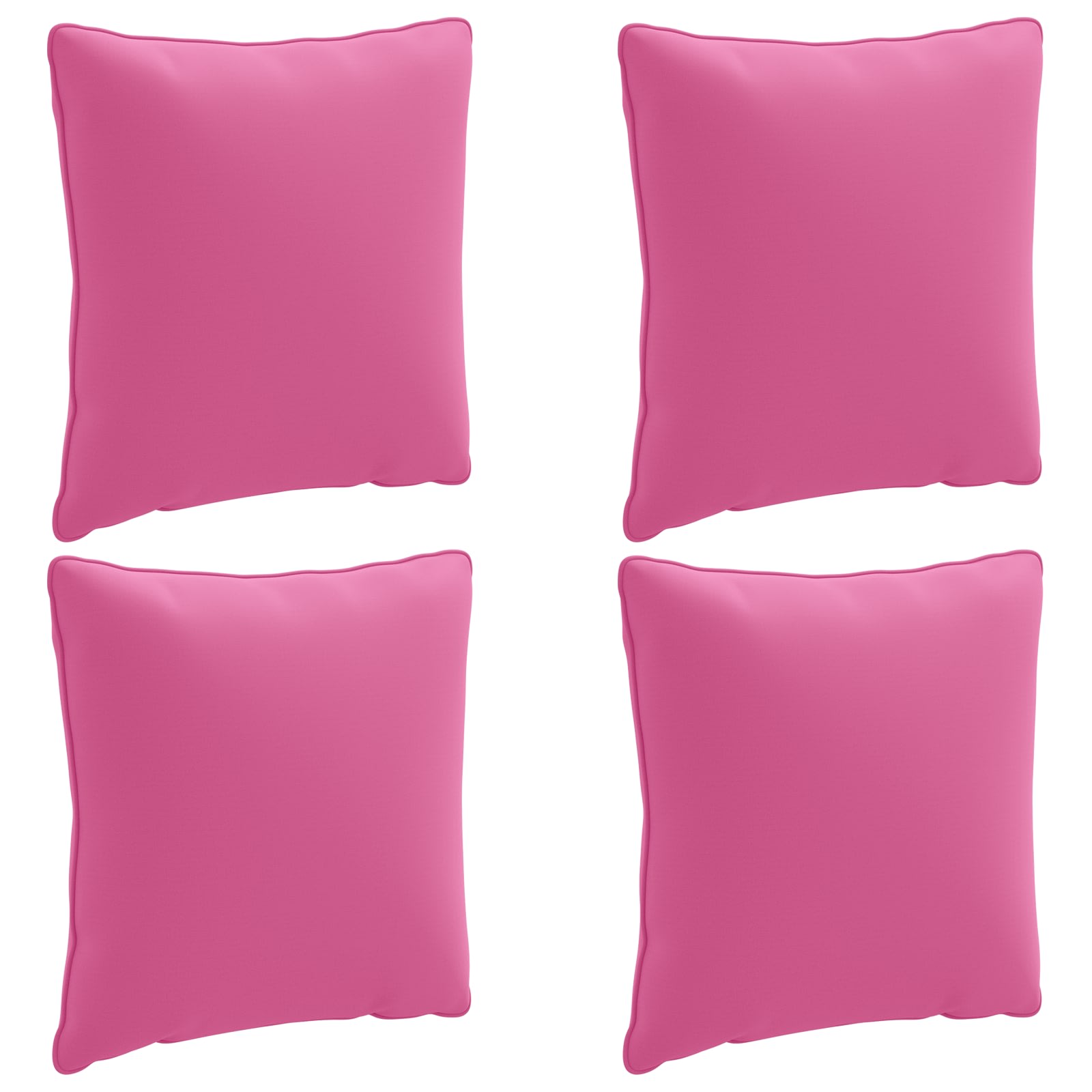 4-Delige Rugkussens PUTTEN 4 pcs 100% Polyester Roze image 1