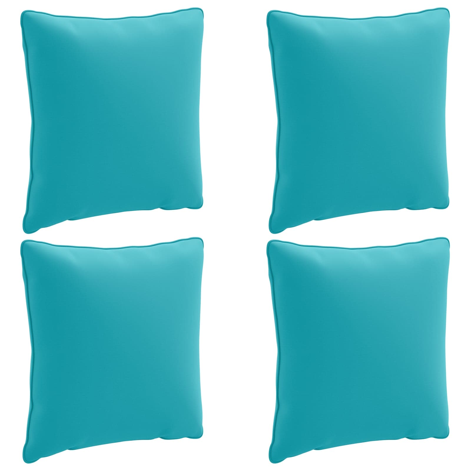 4-частова задна възглавница PUTTEN 4 pcs 100% полиестер Тюркоаз — изображение 2