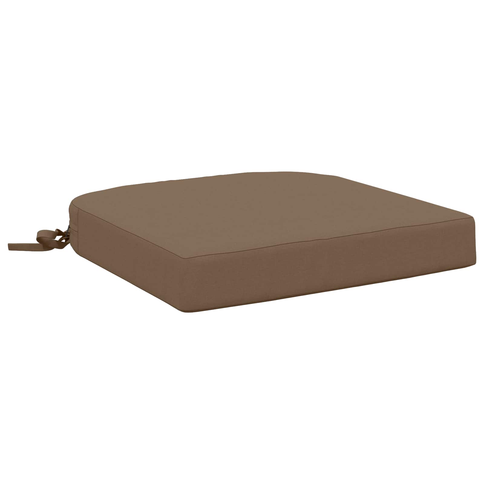 1-delig Zitkussen SOEST 100% Polyester Taupe 40 x 40 x 7 cm image 1