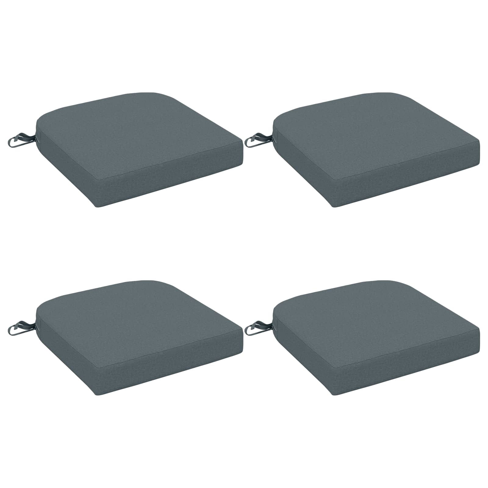 4-delige Zitkussens SOEST 4 pcs 100% Polyester Blauw image 1