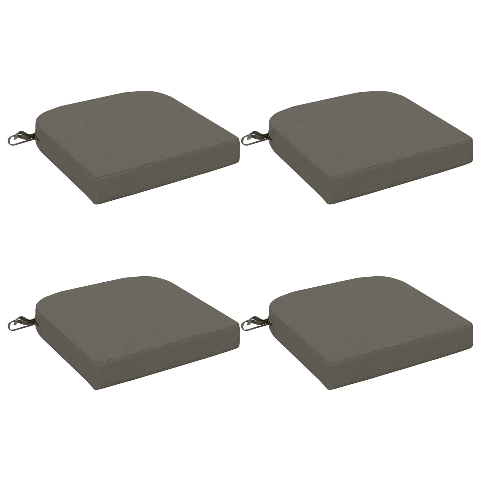 4-delige Zitkussens SOEST 4 pcs 100% Polyester Grijs image 1