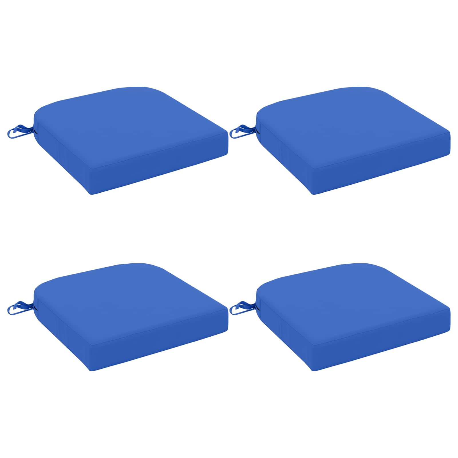 4-delige Zitkussens SOEST 4 pcs 100% Polyester Koninklijk Blauw image 1