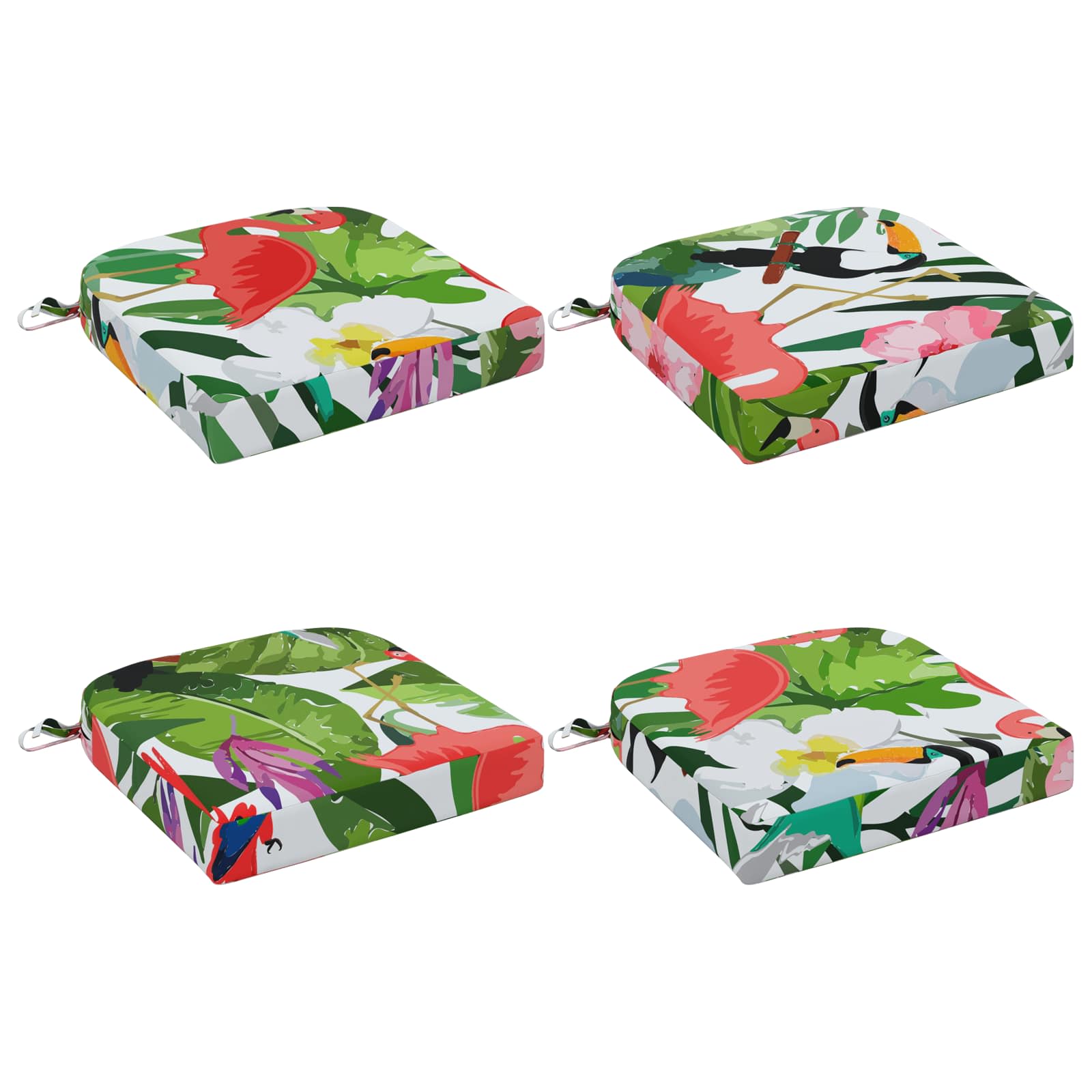 4-delige Zitkussens SOEST 4 pcs 100% Polyester Meerkleurig image 1