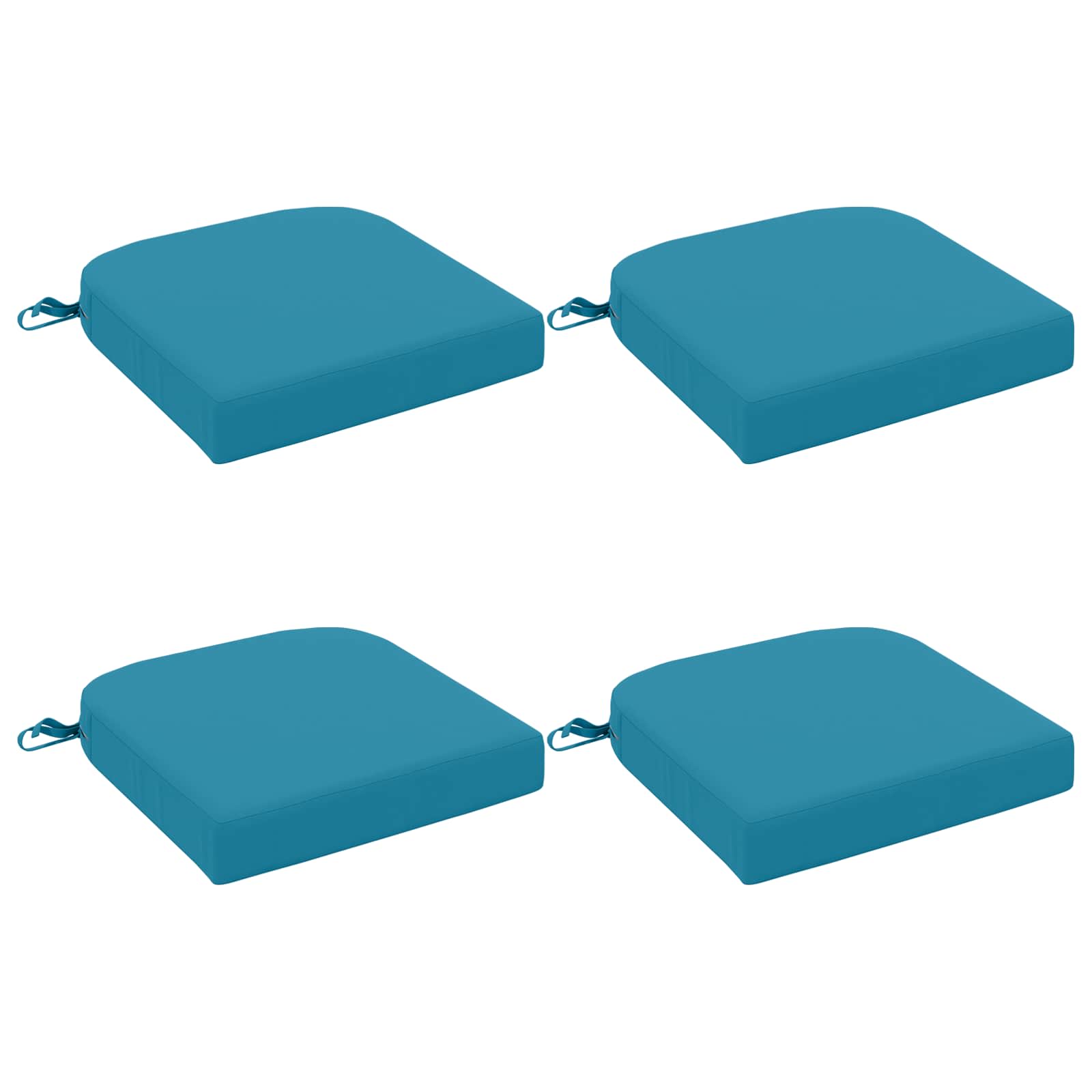 4-delige Zitkussens SOEST 4 pcs 100% Polyester Lichtblauw image 1