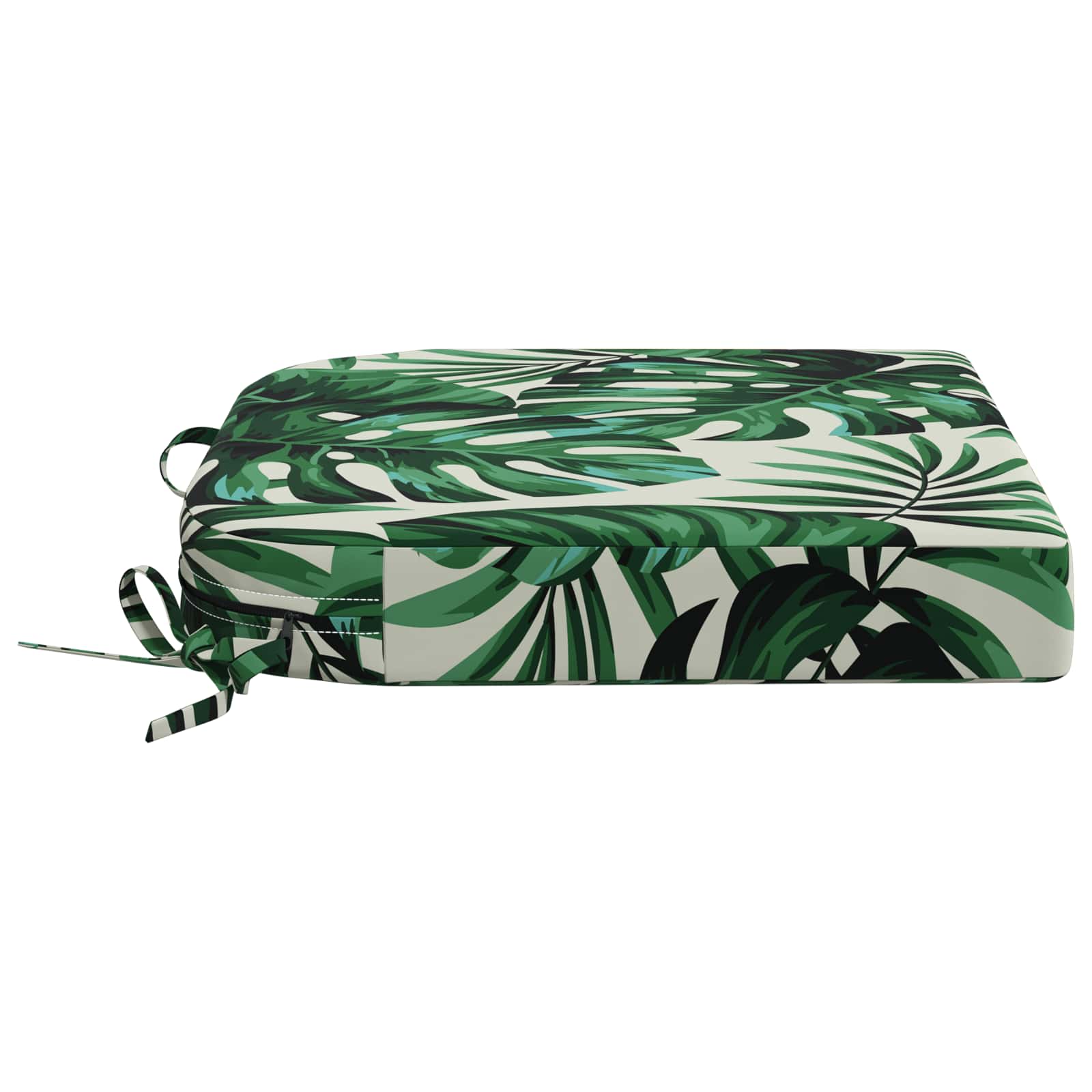 1-delig Zitkussen SOEST 100% Polyester Bladpatroon image 3
