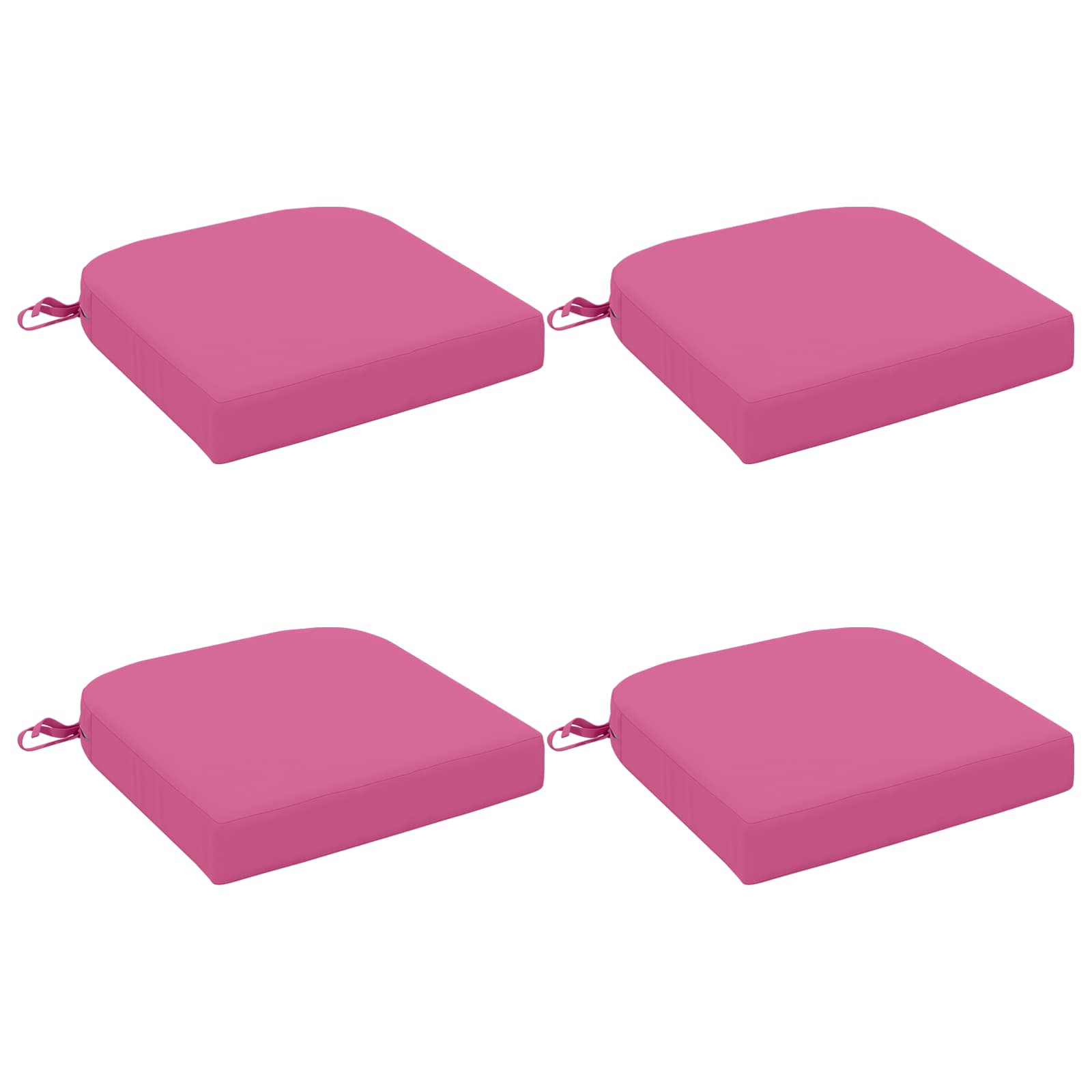4-delige Zitkussens SOEST 4 pcs 100% Polyester Roze image 1