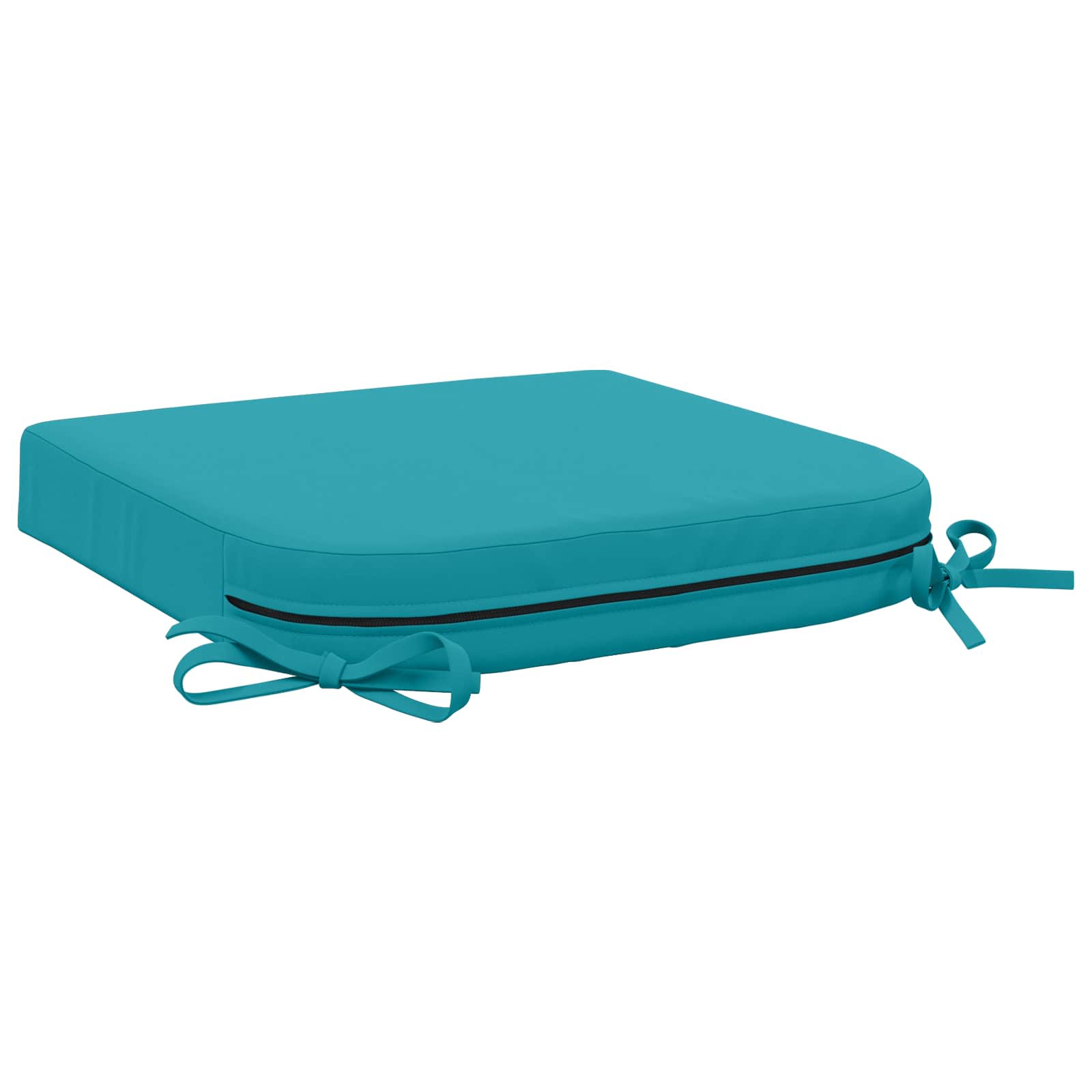 1-delig Zitkussen SOEST 100% Polyester Turquoise 40 x 40 x 7 cm image 4