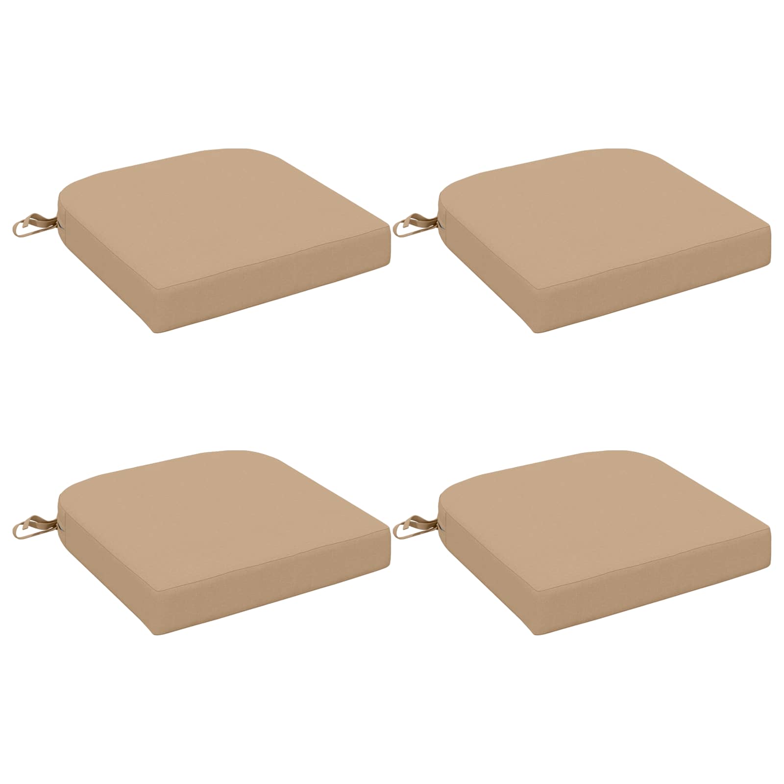 4-delige Zitkussens SOEST 4 pcs 100% Polyester Zand image 2