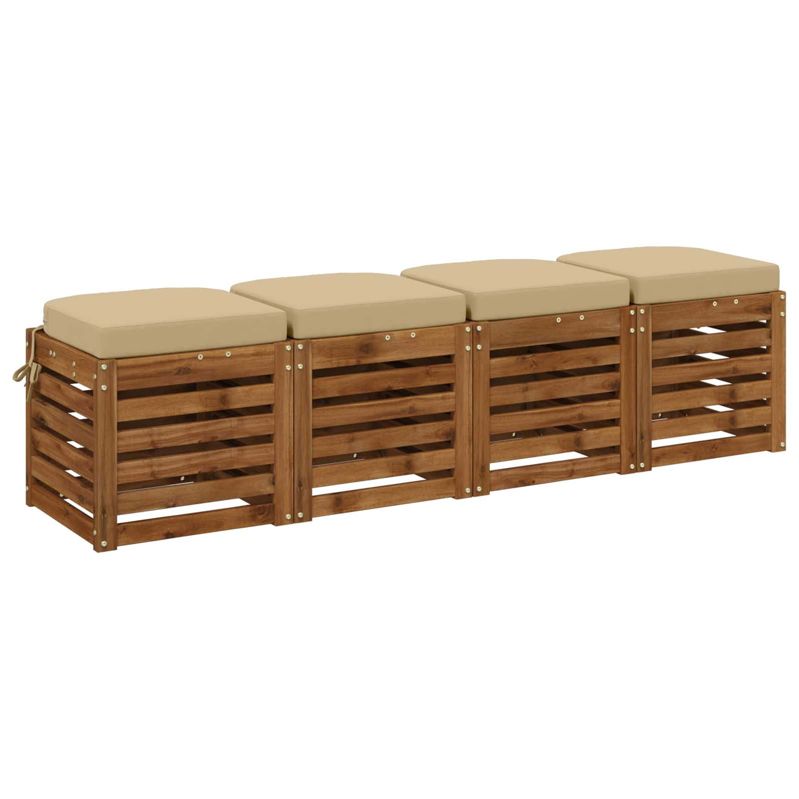 Възглавници за седалки - 4 части SOEST 4 pcs 100% полиестер — изображение 2