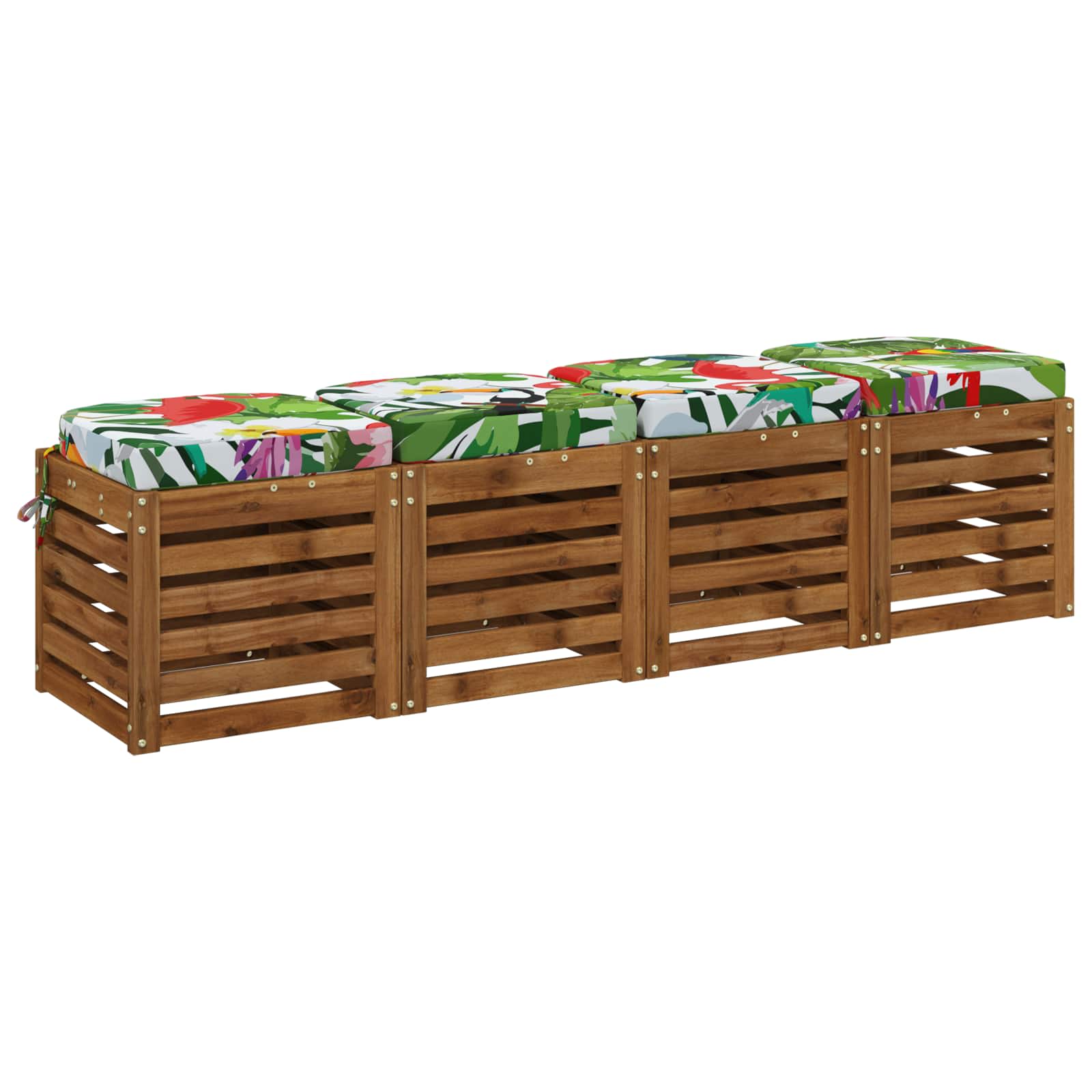4-delige Zitkussens SOEST 4 pcs 100% Polyester Meerkleurig image 2