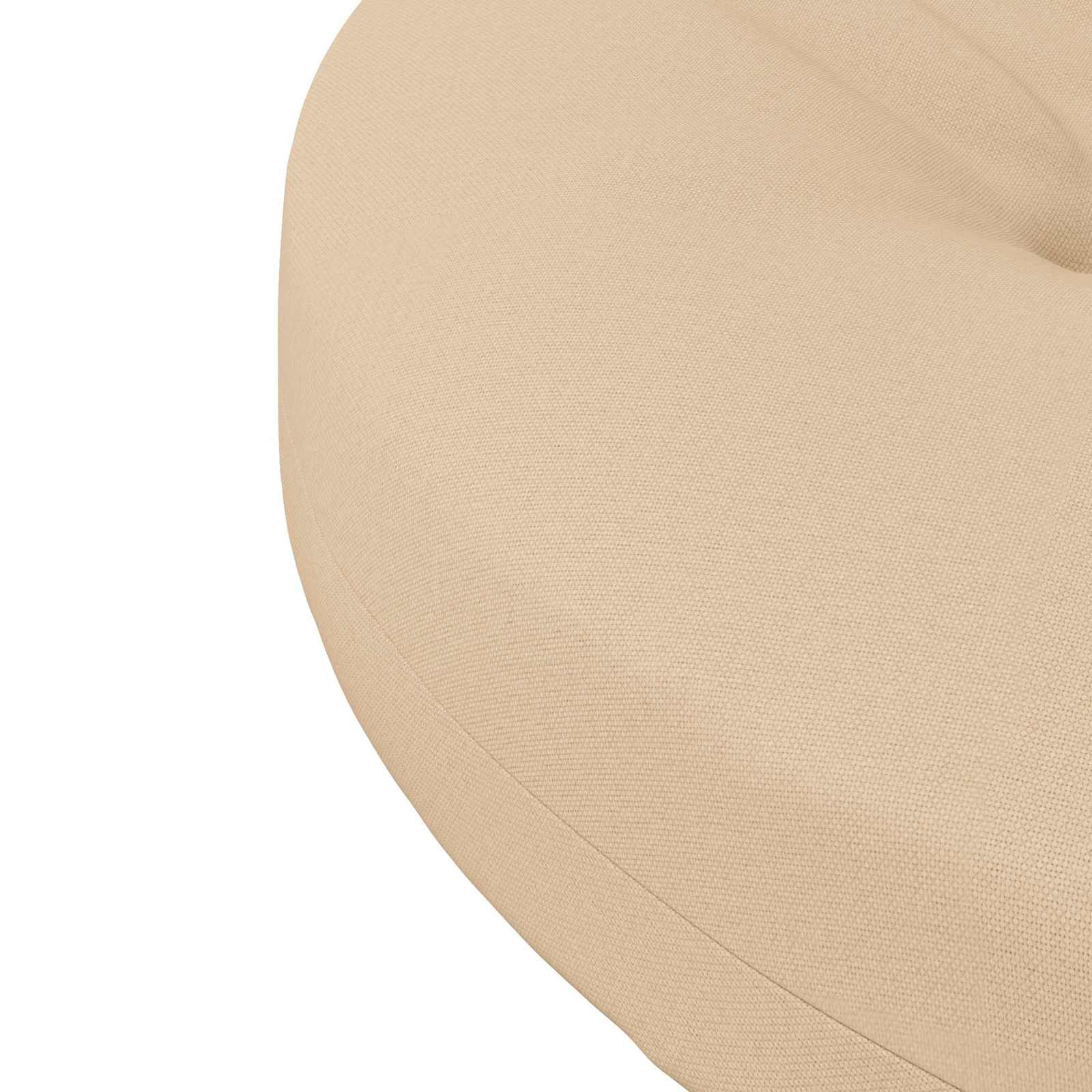 4-Piece Zitkussens 4 st 100% Polyester Crèmekleurig image 5