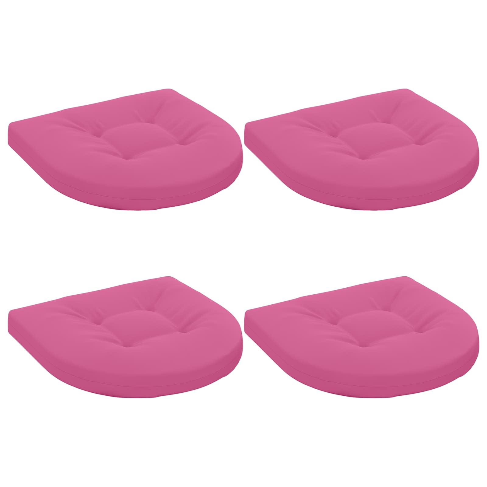 4-Piece Zitkussens 4 st 100% Polyester Roze 40 x 40 x 5 cm image 1