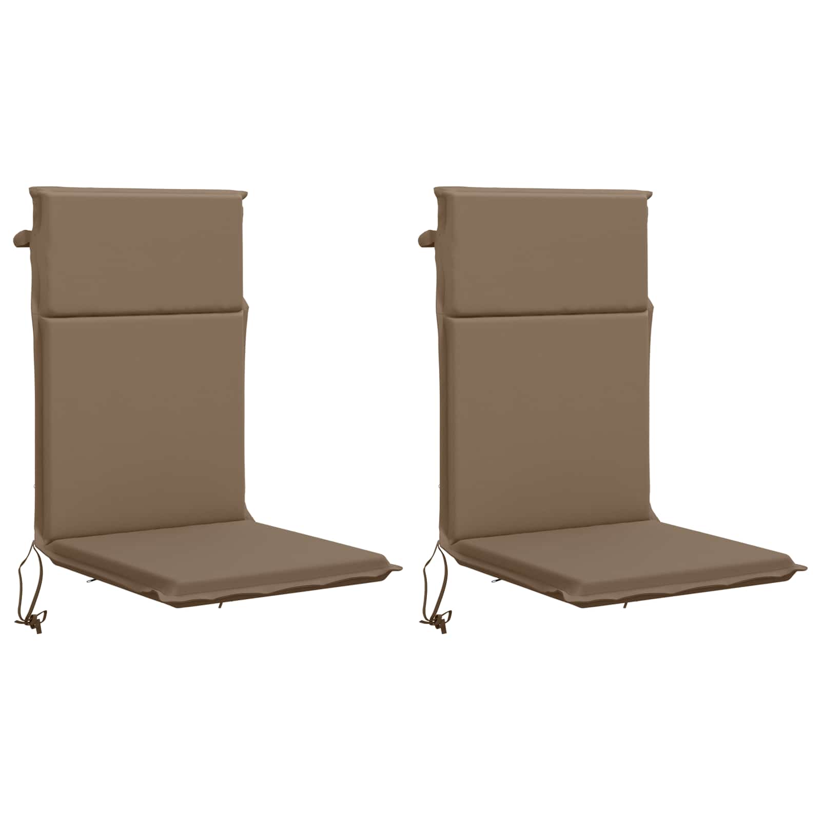 vidaXL Vankúš na stoličku s vysokým operadlom GEMERT 2 ks