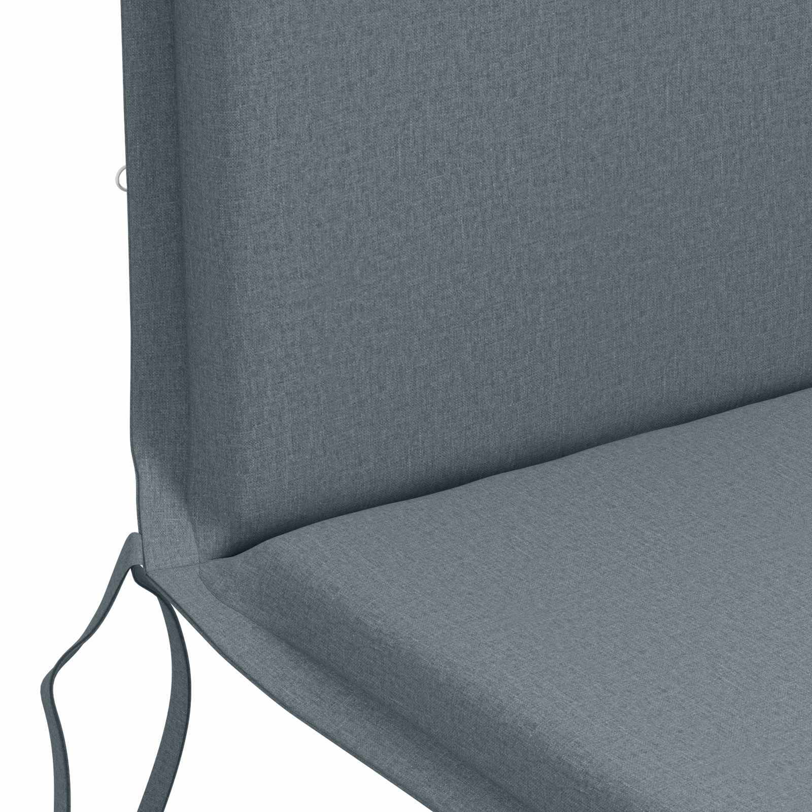 Kussen voor stoel met hoge rug GEMERT 2 st 100% Polyester Blauw image 6