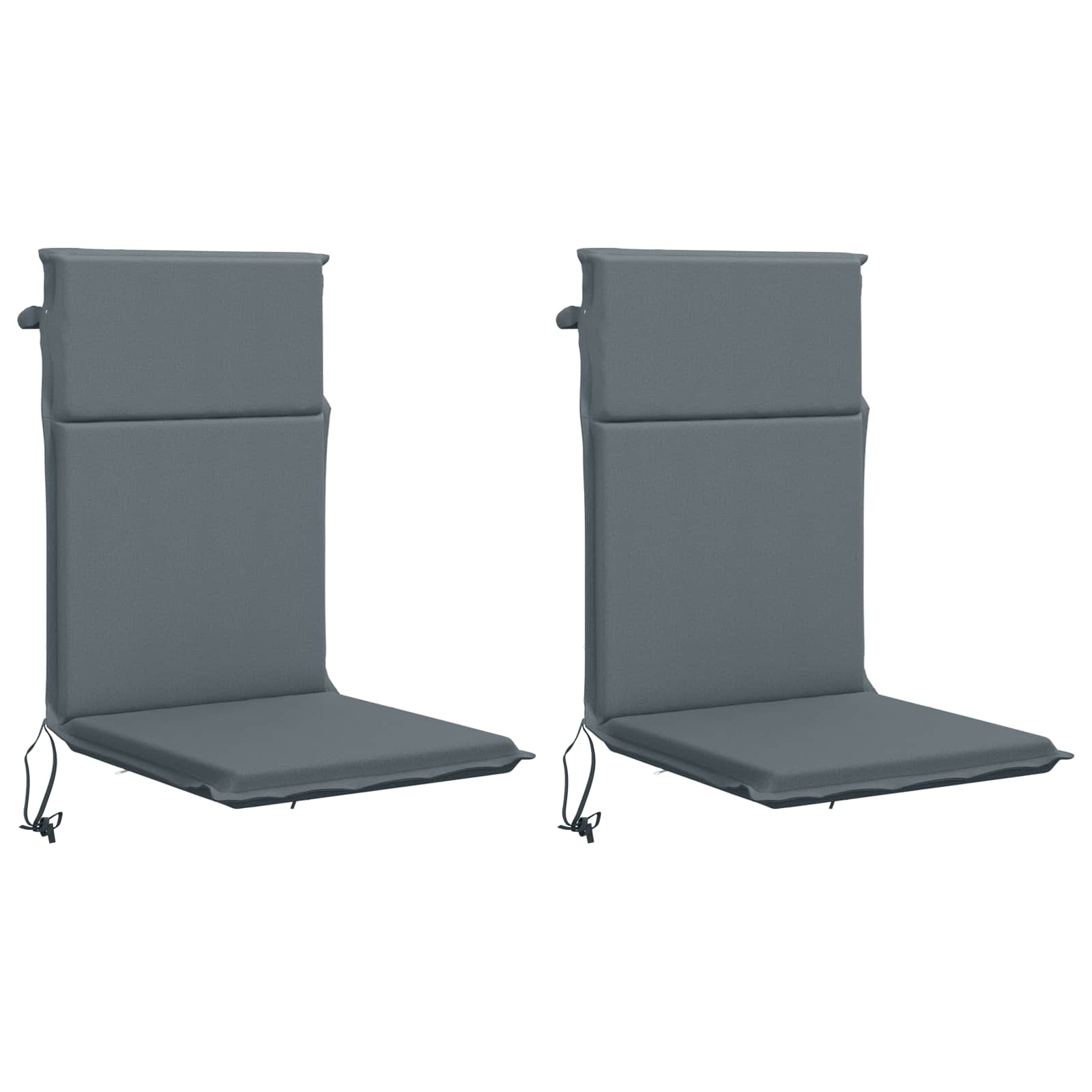Kussen voor stoel met hoge rug GEMERT 2 st 100% Polyester Blauw image 2