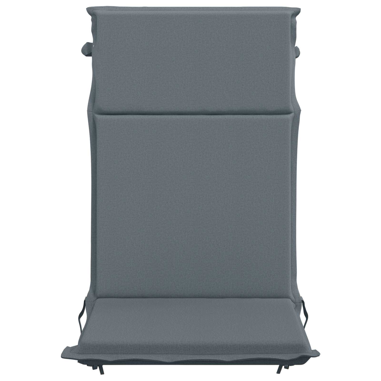 Kussen voor stoel met hoge rug GEMERT 2 st 100% Polyester Blauw image 4