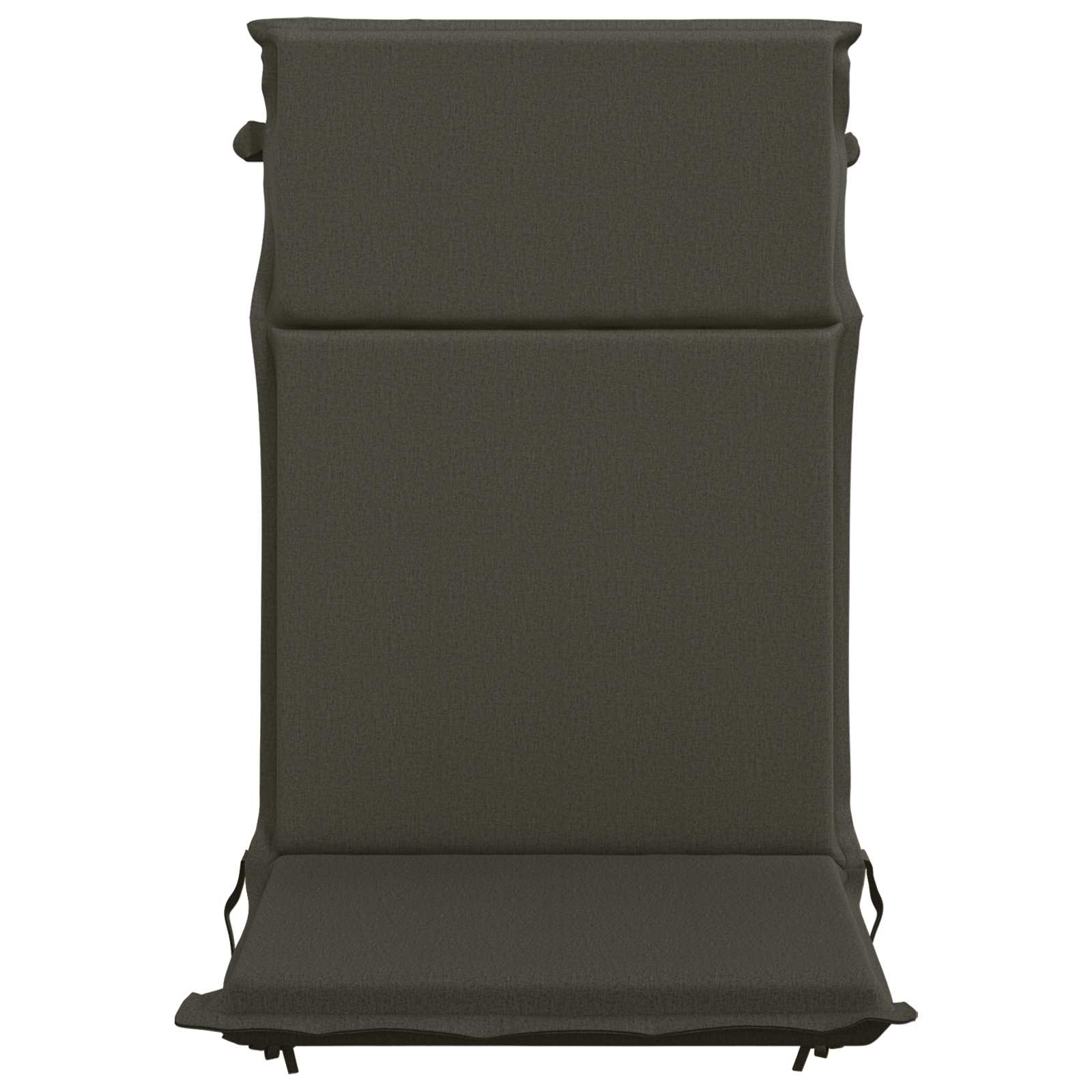 vidaXL Kussen voor stoel met hoge rug GEMERT 2 st 100% Polyester anthraciet, foto 4