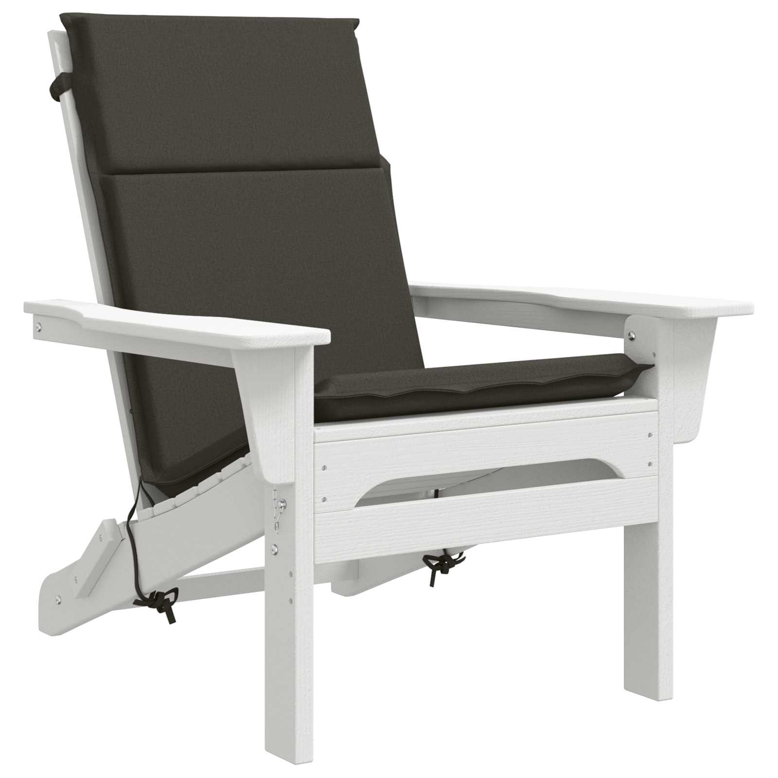 vidaXL Kussen voor stoel met hoge rug GEMERT 2 st 100% Polyester anthraciet, foto 2