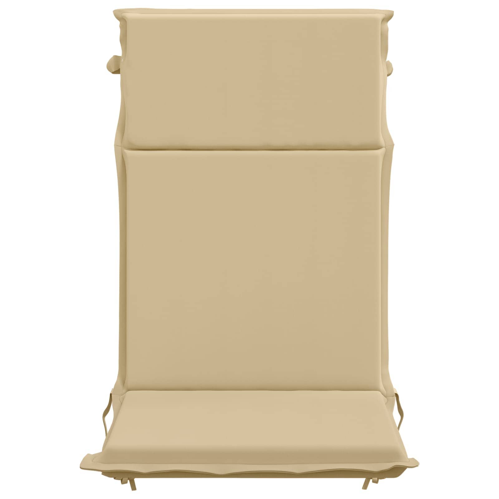 vidaXL Kussen voor stoel met hoge rug GEMERT 4 st 100% Polyester Beige, foto 4