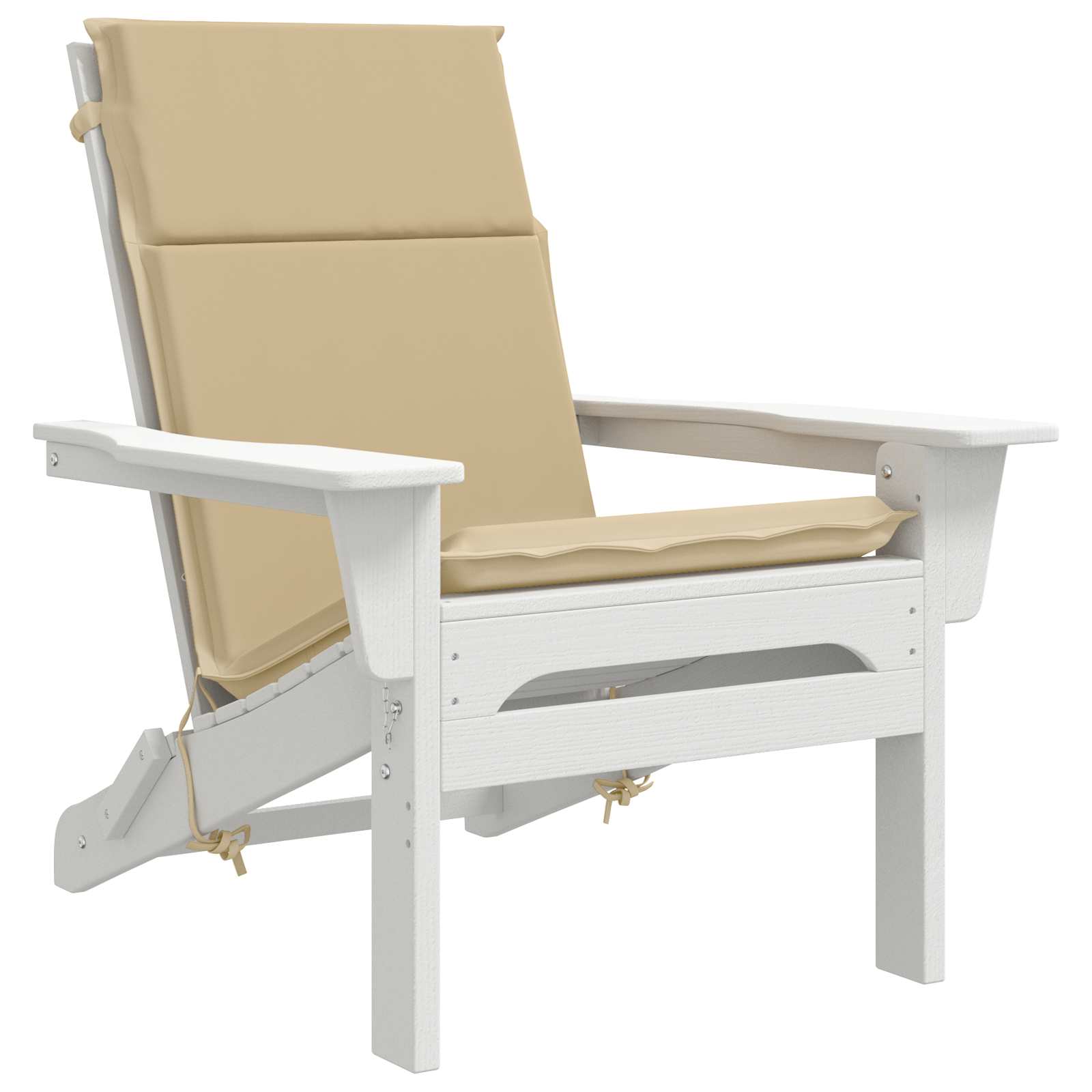 vidaXL Kussen voor stoel met hoge rug GEMERT 6 st 100% Polyester Beige, foto 2