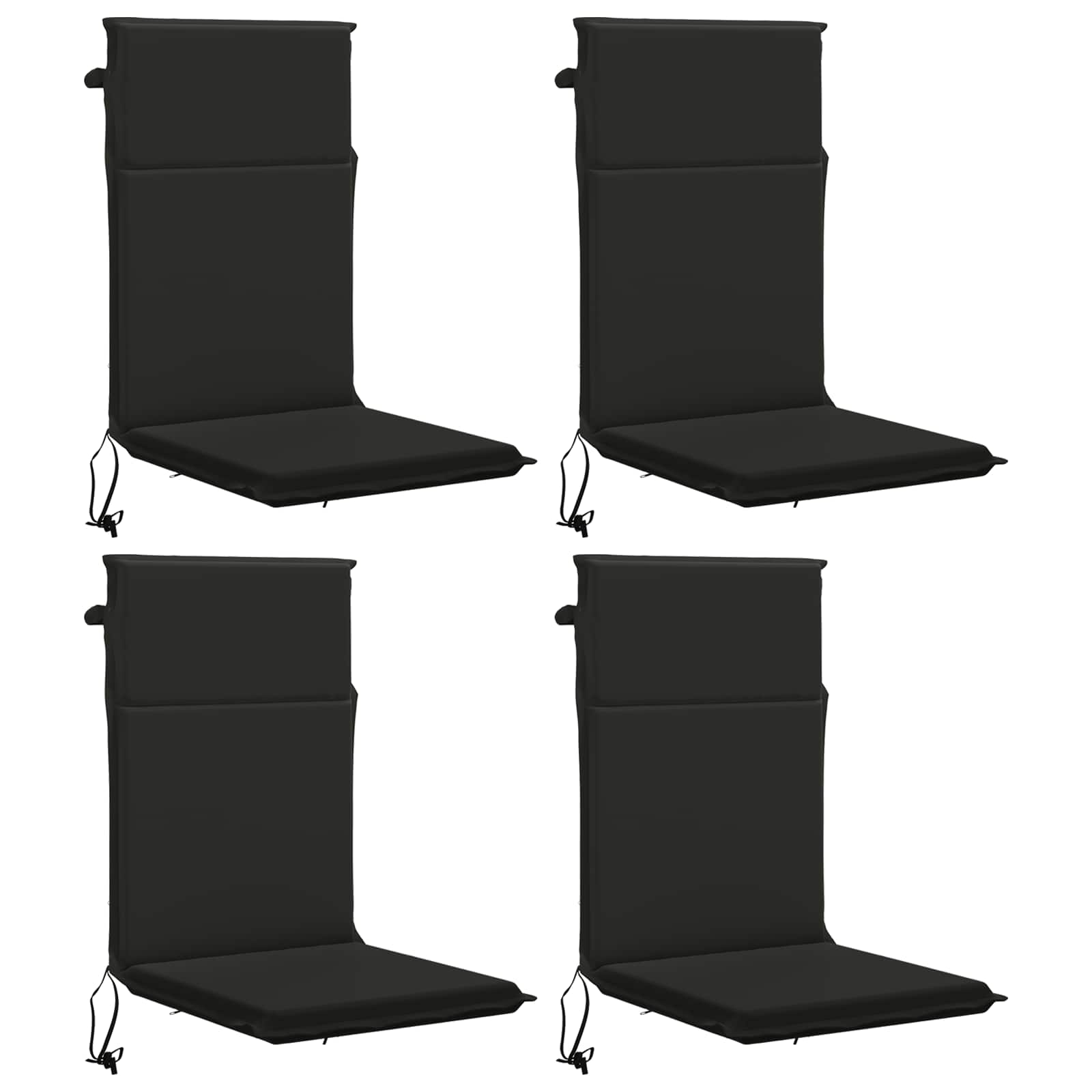 vidaXL Poduška na stoličku s vysokým operadlom GEMERT 4 ks