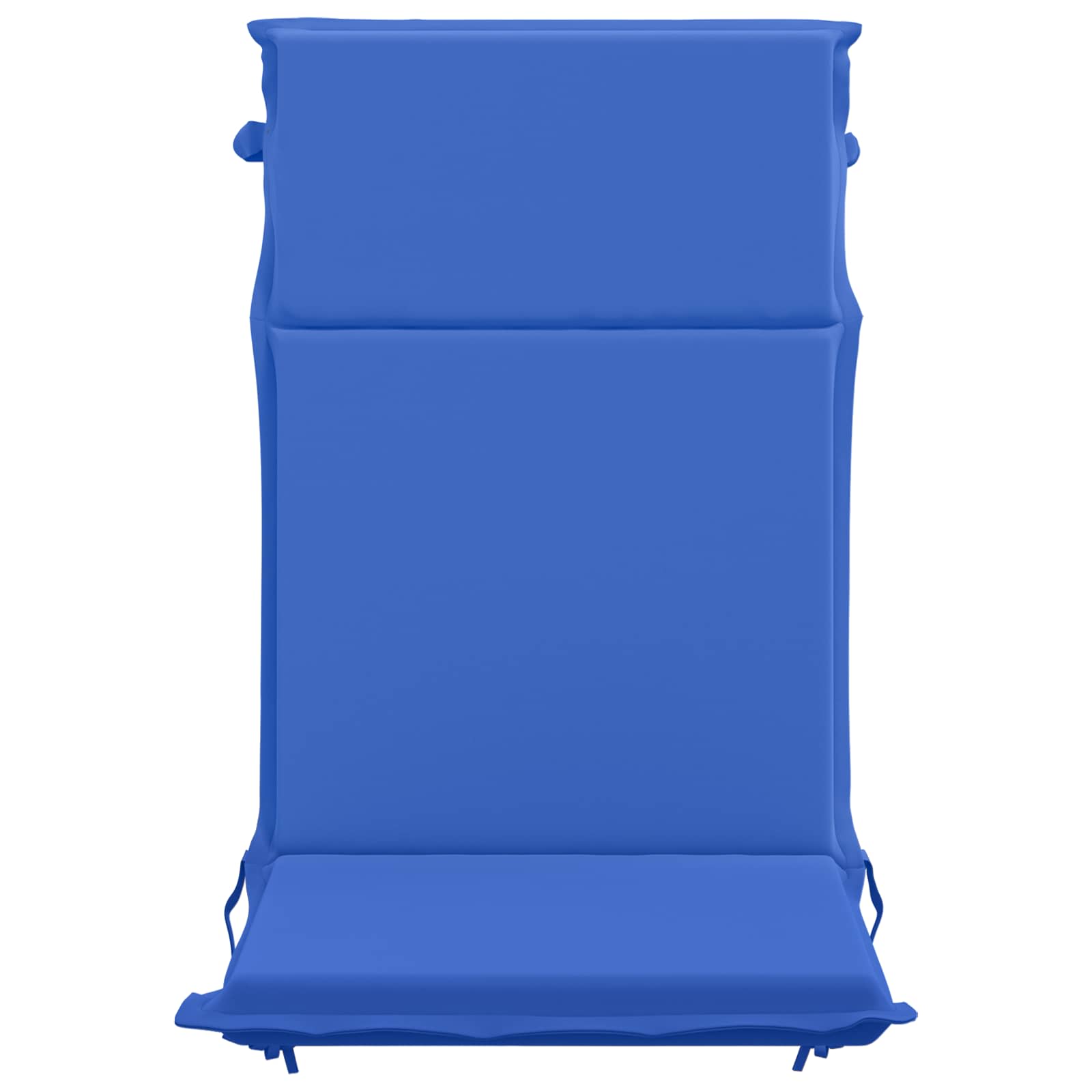 vidaXL Kussen voor stoel met hoge rug GEMERT 2 st 100% Polyester blauw, foto 4
