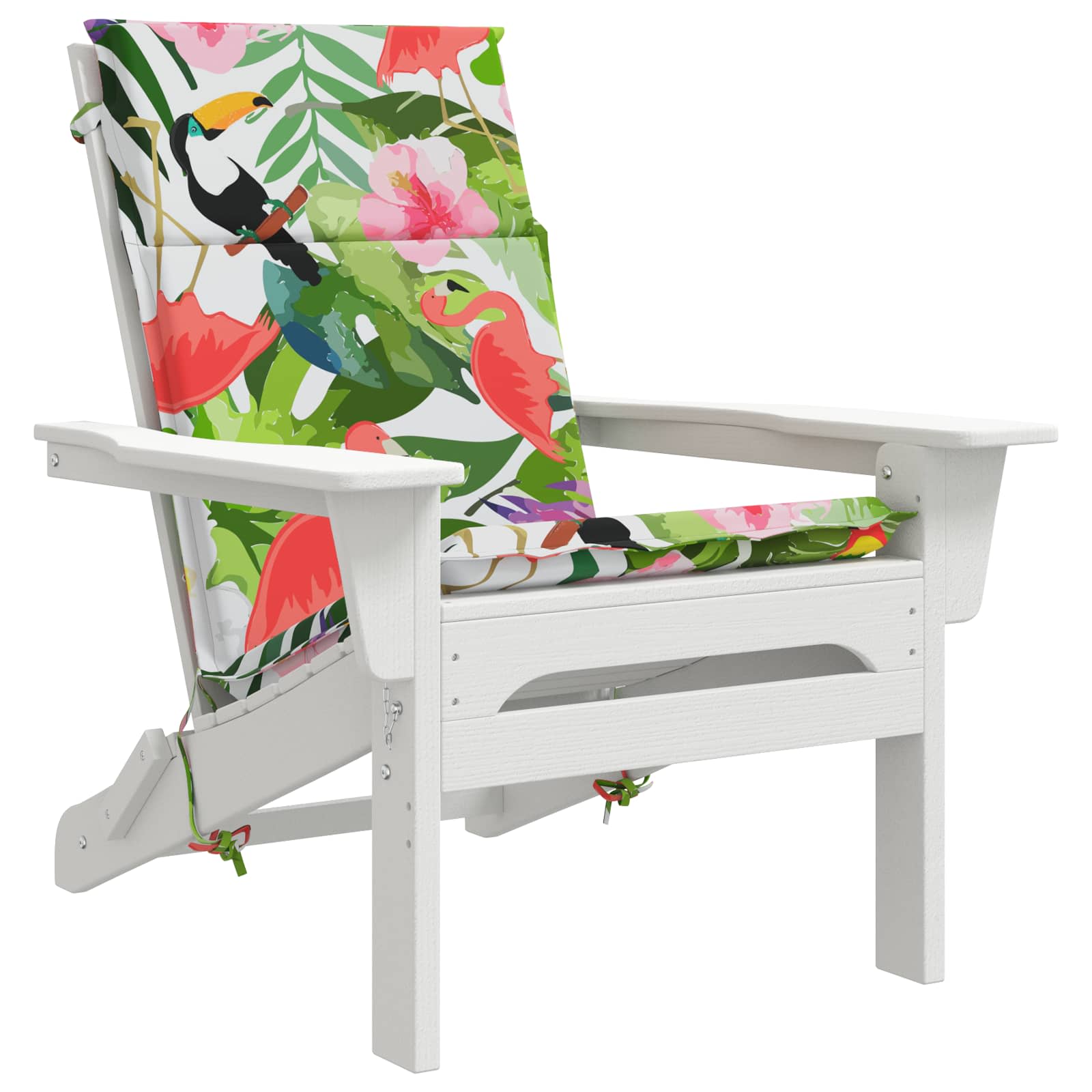 vidaXL Kussen voor stoel met hoge rug GEMERT 2 st 100% Polyester meerkleurig, foto 2