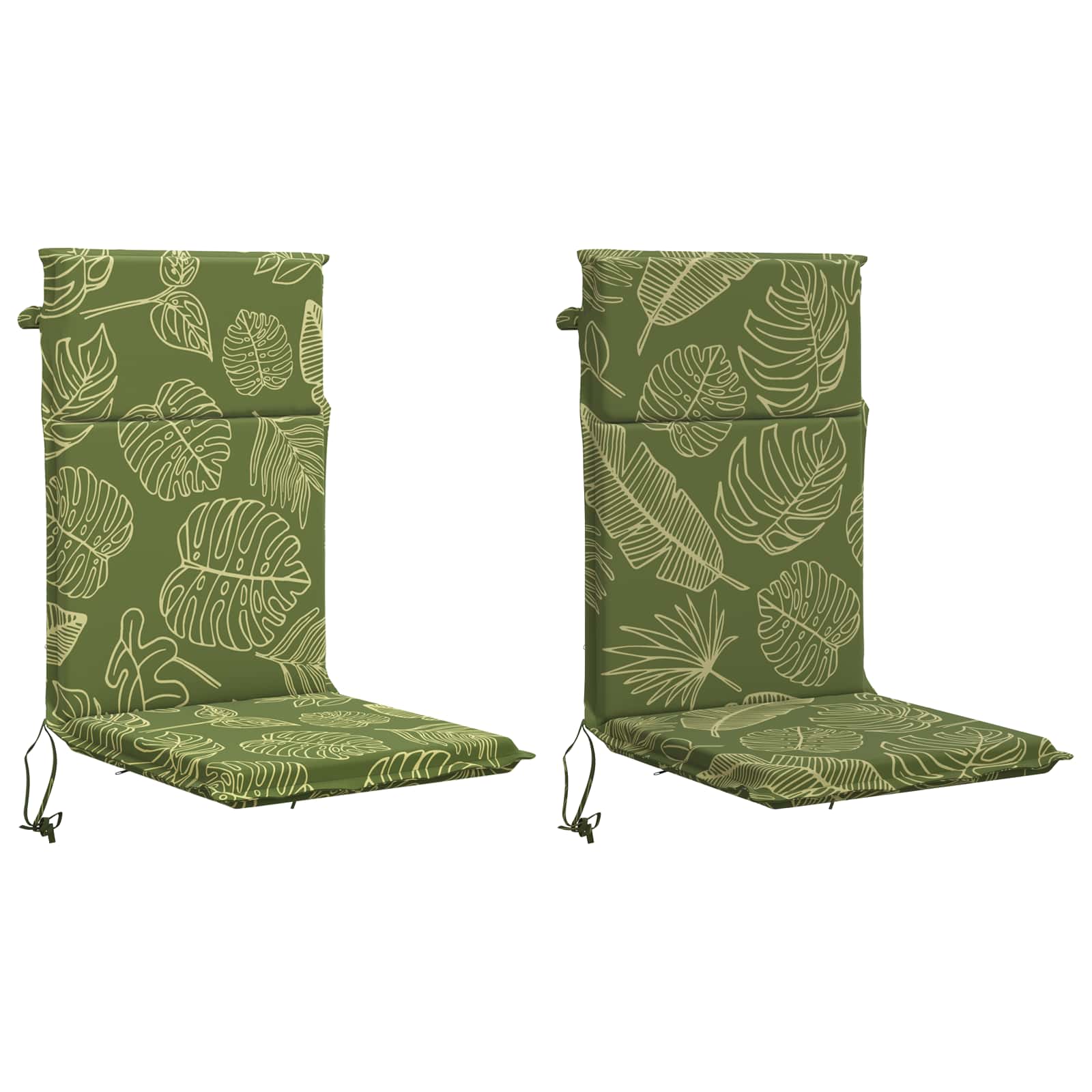 vidaXL Polstr na židli s vysokým opěradlem GEMERT 2 ks 100% polyester
