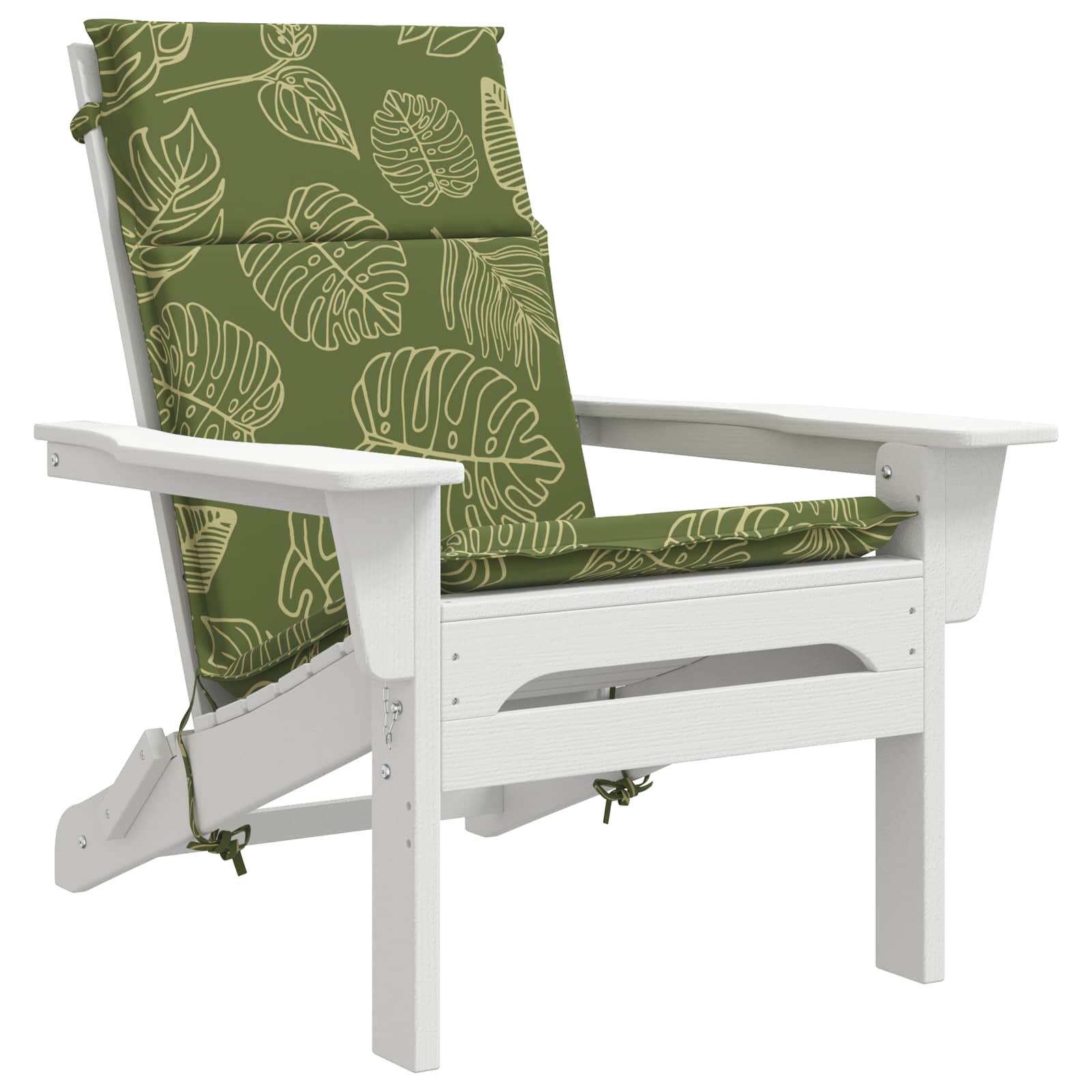 vidaXL Kussen voor stoel met hoge rug GEMERT 4 st 100% Polyester groen, foto 2