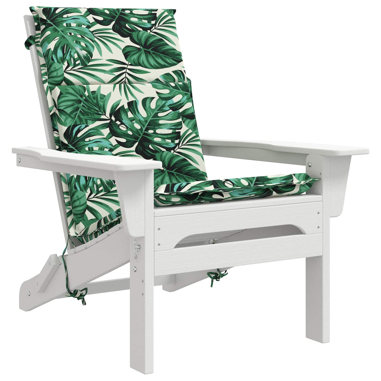 vidaXL Kussen voor stoel met hoge rug GEMERT 4 st 100% Polyester groen, foto 2