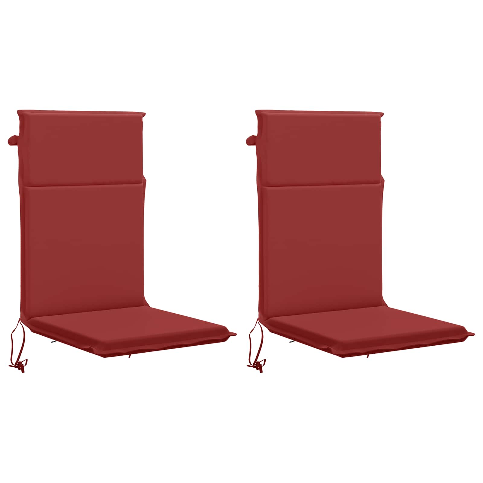 Kussen voor stoel met hoge rug GEMERT 2 st 100% Polyester