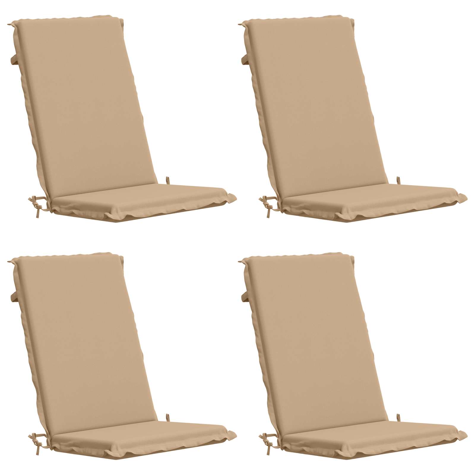 4-Delige Hoog Rug Bhair Kussens GEMERT 4 pcs 100% Polyester image 2