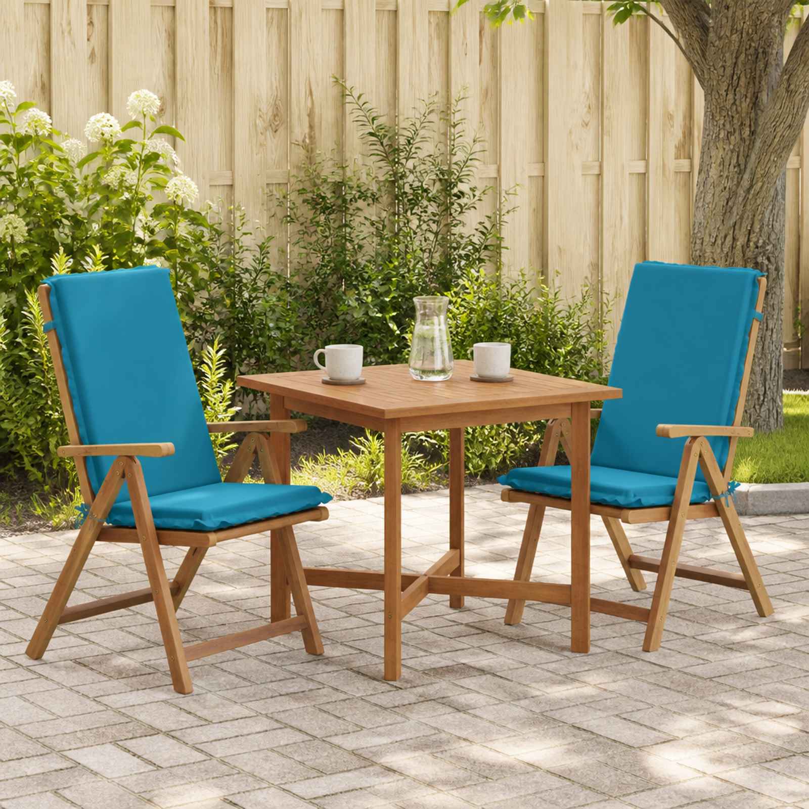 vidaXL 2-teilige Hochrücken Bhair Kissen GEMERT 2 pcs 100 % Polyester
