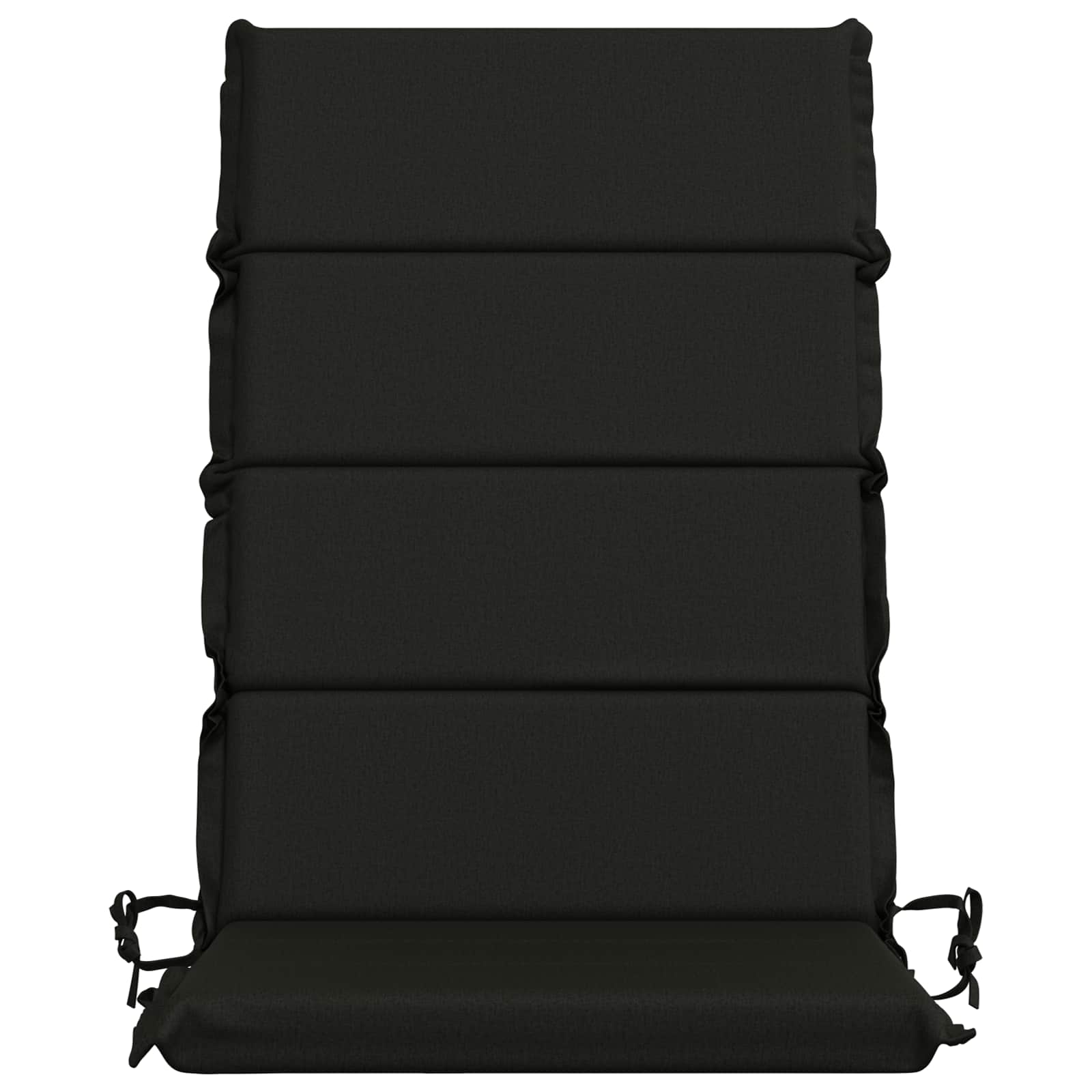6-Delige Hoog Rug Bhair Kussens GEMERT 100% Polyester Zwart image 4