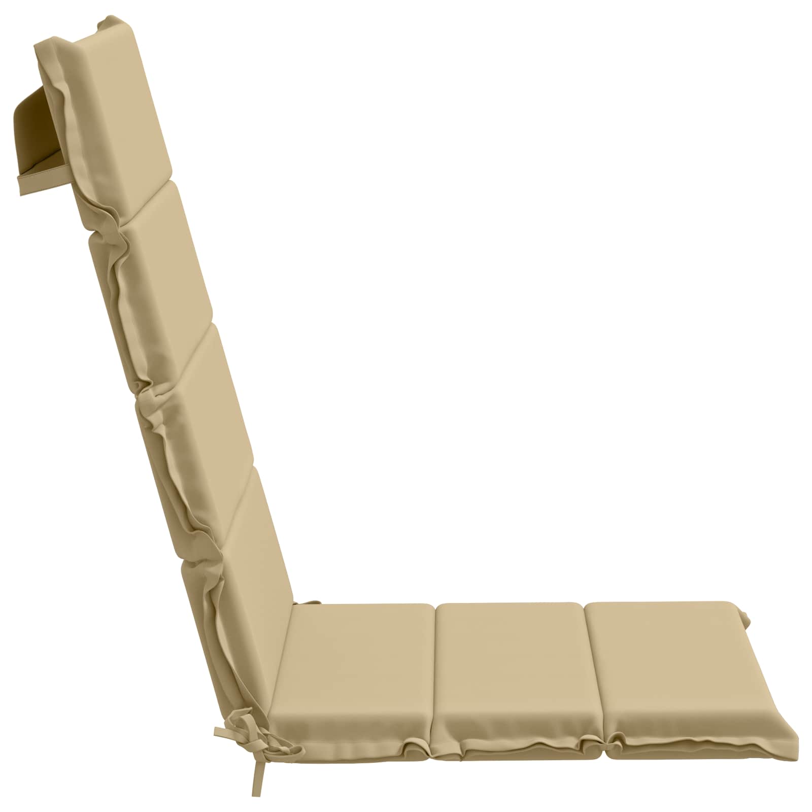 6-Delige Hoog Rug Bhair Kussens GEMERT 100% Polyester Beige image 5