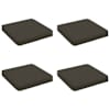 vidaXL 4-osalised istepad VUGHT 4 pcs 100% Pol&uuml;ester Antratsiit