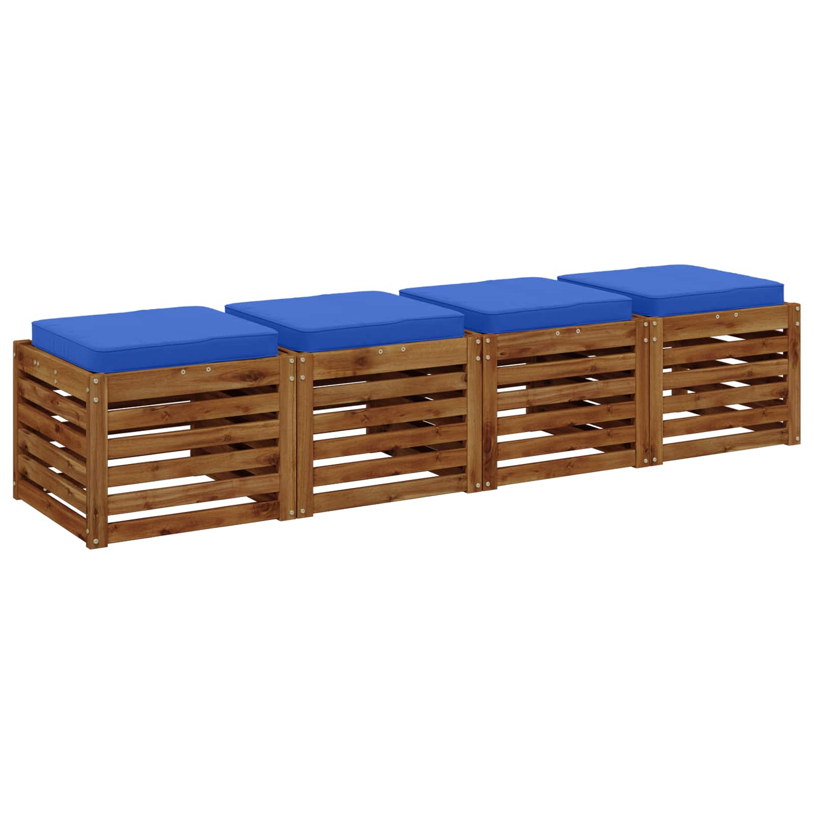 Кушони за сядане, 4 броя VUGHT 4 pcs 100% полиестер — изображение 3