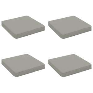 vidaXL 4-osalised istepad VUGHT 4 pcs 100% Pol&uuml;ester Hall