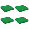 vidaXL 4-osalised istepad VUGHT 4 pcs 100% Pol&uuml;ester Roheline