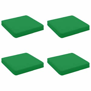vidaXL 4-osalised istepad VUGHT 4 pcs 100% Pol&uuml;ester Roheline