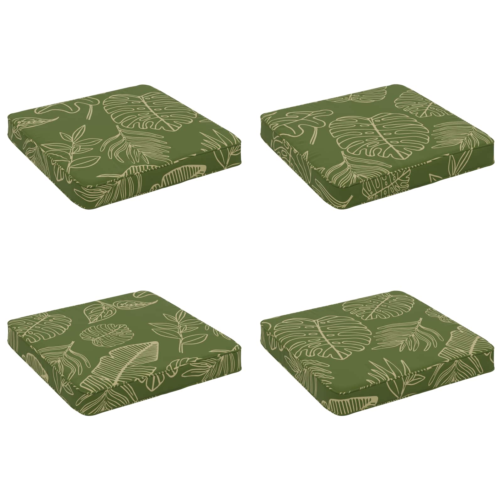 Кушони за сядане, 4 броя VUGHT 4 pcs 100% полиестер — изображение 2