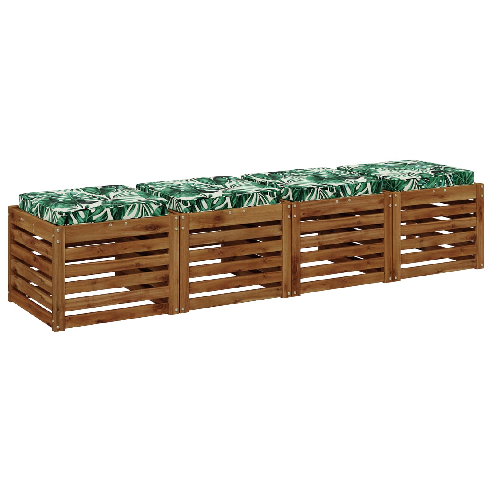 Кушони за сядане, 4 броя VUGHT 4 pcs 100% полиестер — изображение 3