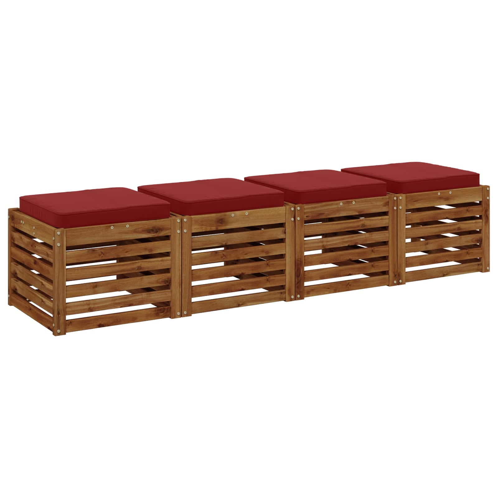 Кушони за сядане, 4 броя VUGHT 4 pcs 100% полиестер — изображение 3