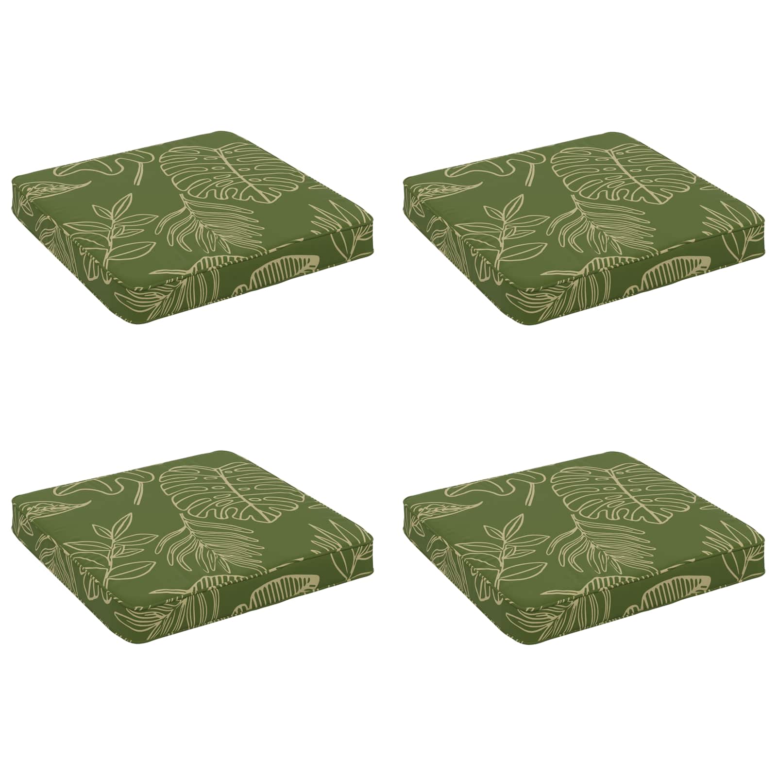 Кушони за сядане, 4 броя VUGHT 4 pcs 100% полиестер — изображение 2