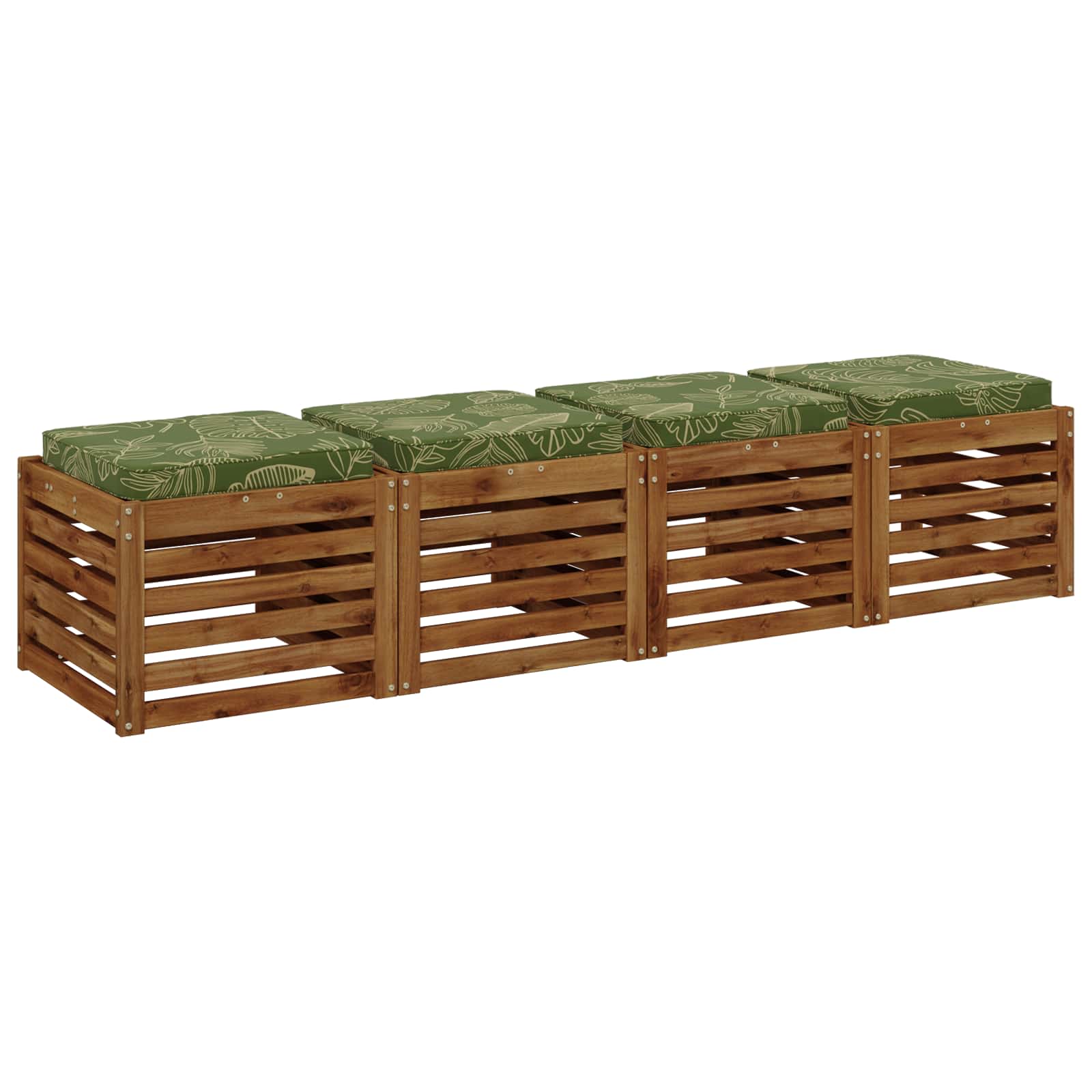 Кушони за сядане, 4 броя VUGHT 4 pcs 100% полиестер — изображение 3