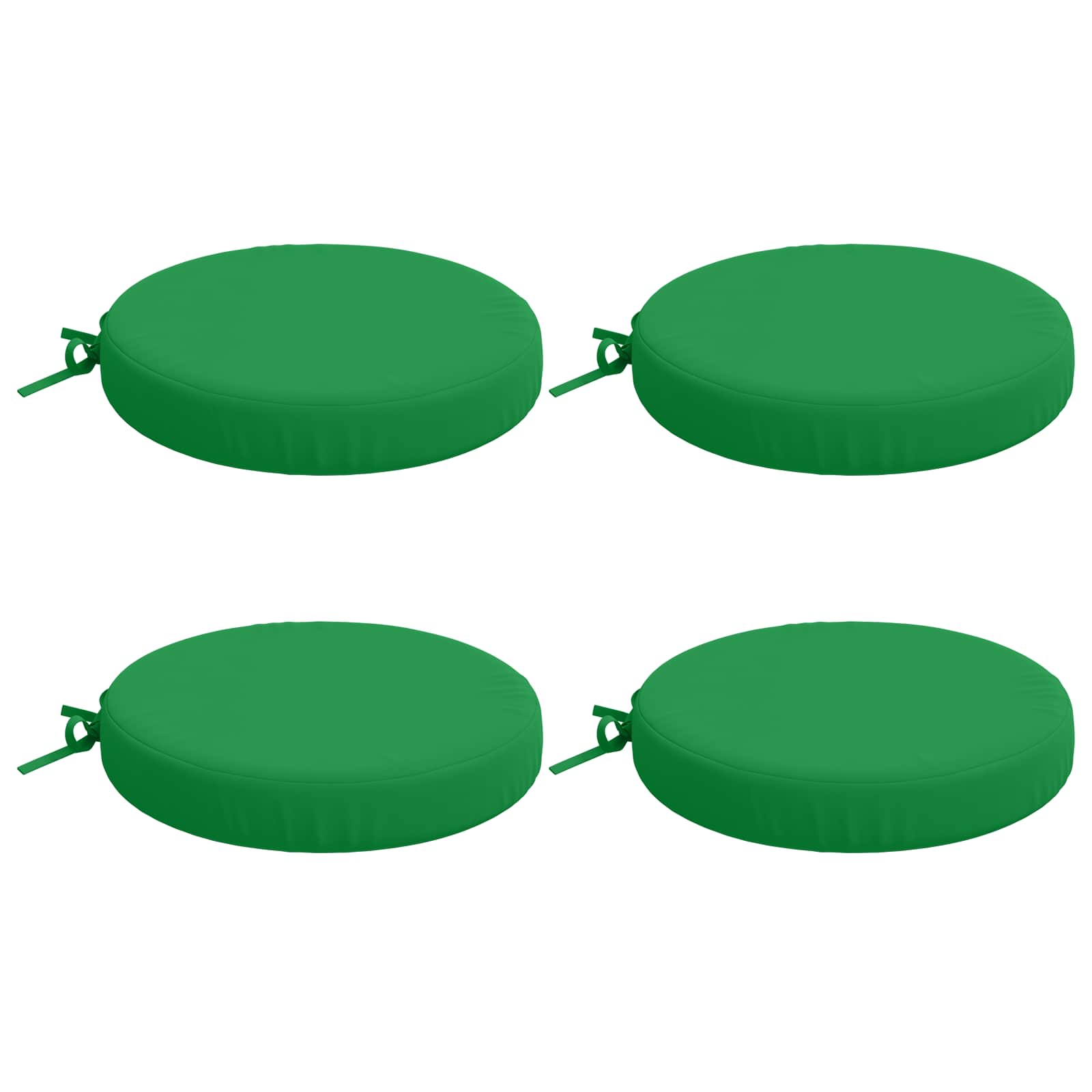 4-Piece Zitkussens SOEST 4 st 100% Polyester Groen Ø 35 x 7 cm image 2